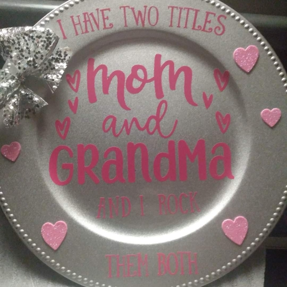 CUSTOMIZED 13" PLATE